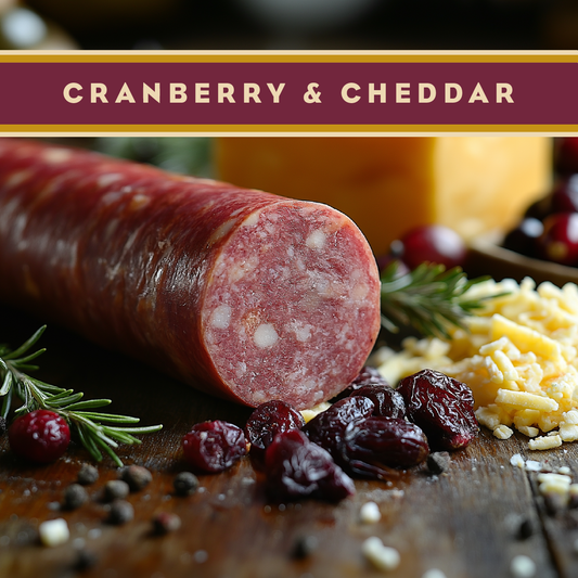 Cranberry Cheddar Summer Sausage 12oz